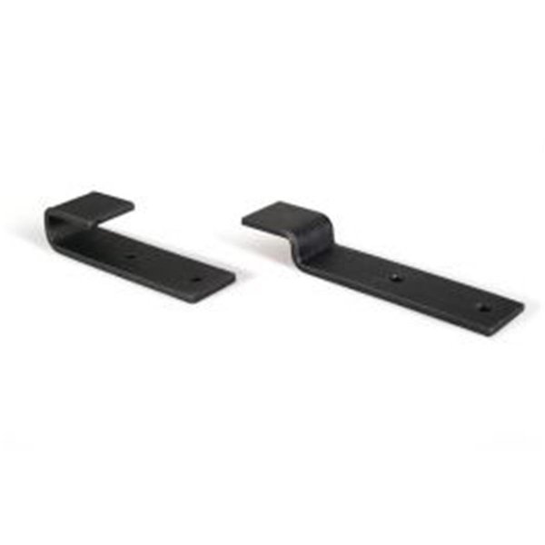 Bufffuerte Wall-Mount Horse Stall Bracket Pair, Black BU2667769